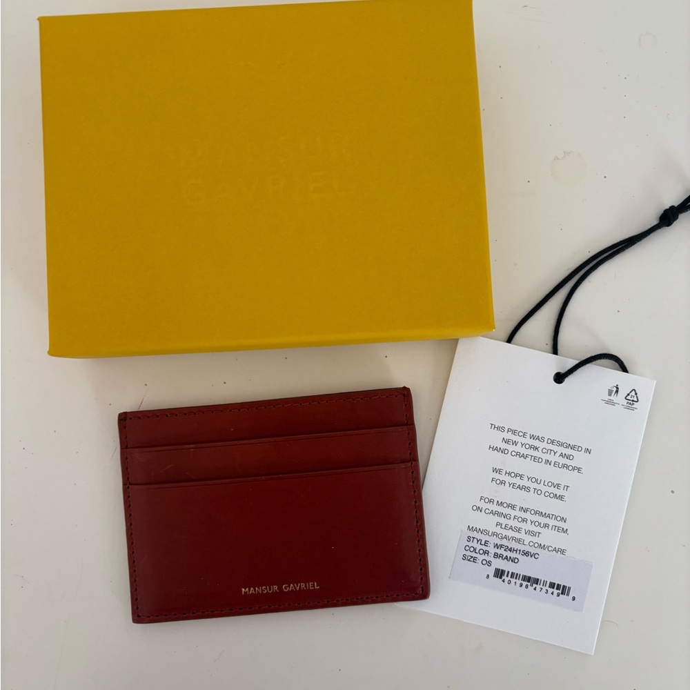 Mansur Gavriel Leather Card Holder